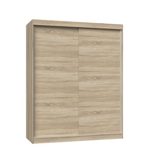 Szafa przesuwna 160 cm dąb sonoma SZAF-1017-SON