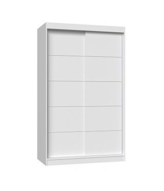 Szafa przesuwna biała 120cm SZAF-1013-BIEL-MAT