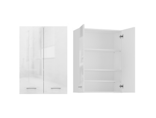 Szafka nad pralkę lakierowana LAZ-1305-BIEL-POŁ
