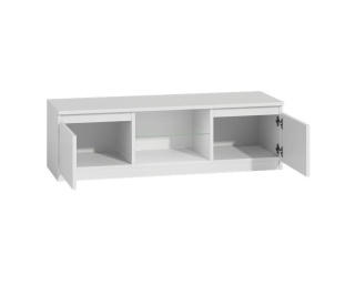 Szafka rtv 140 cm biała w połysku RTV-502-BIEL-POL