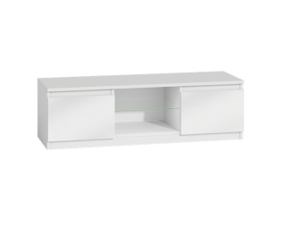 Szafka rtv biały połysk 120cm RTV-501-BIEL-POL