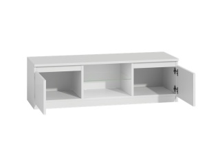 Szafka rtv biały połysk 120cm RTV-501-BIEL-POL