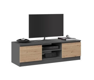 Szafka telewizyjna 120cm antracyt - artisan RTV-501-ANT-ART