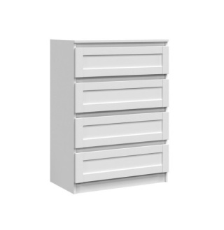 Biała komoda do sypialni KOM-902-BIEL-MAT-R