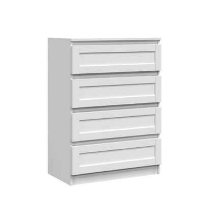 Biała komoda do sypialni KOM-902-BIEL-MAT-R