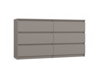 Komoda w kolorze szarej gliny KOM-906-GLI