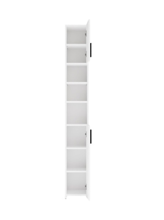 Słupek łazienkowy 25 cm LAZ-1338-BIEL-MAT