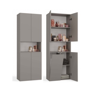 Słupek łazienkowy 60 cm z koszem LAZ-1319-GLI