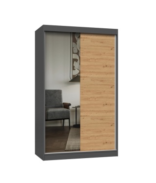 Szafa 120 z lustrem SZAF-1015-ANT-ART