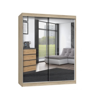 Szafa przesuwna z lustrem 160 cm SZAF-1016-SON