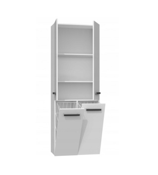 Szafka do łazienki 60 cm LAZ-1322-BIEL-POŁ