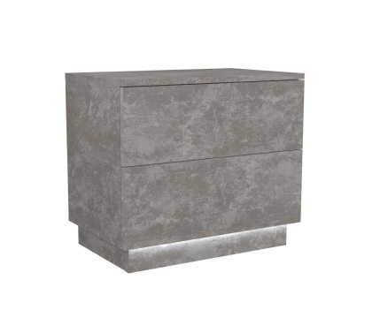 Szafka nocna z oświetleniem beton SN-306-BET+LED