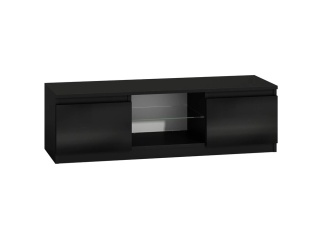 Szafka rtv led czarny połysk RTV-501-CZERN-POL+L