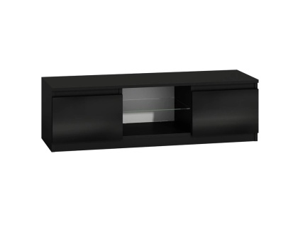 Szafka rtv led czarny połysk RTV-501-CZERN-POL+L