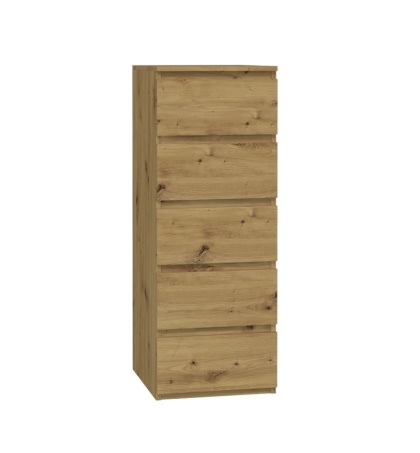Wąska komoda dąb artisan KOM-909-ART