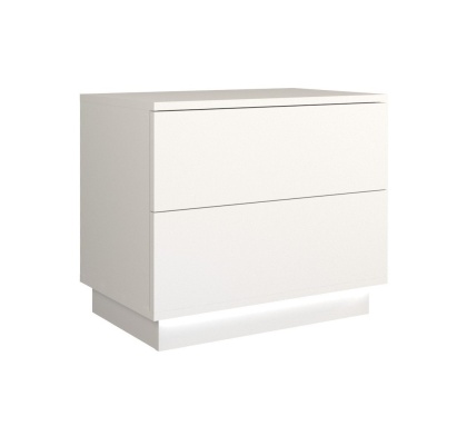 Szafka nocna podświetlana biały mat SN-306-BIEL-MAT+LED