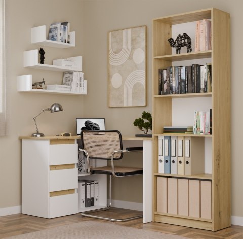 Biurko litera L BIUR-736-ART-BIEL-MAT-L