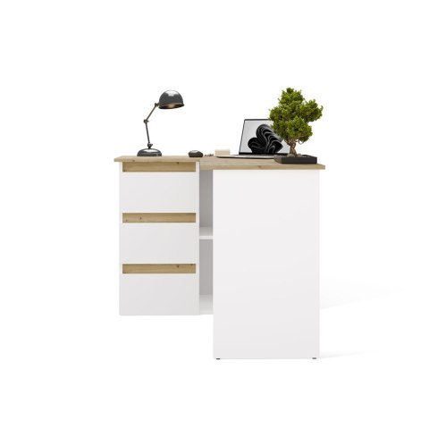 Biurko litera L BIUR-736-ART-BIEL-MAT-L