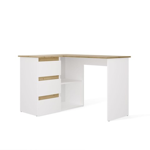 Biurko litera L BIUR-736-ART-BIEL-MAT-L