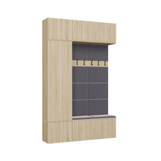 Nowoczesne meble do przedpokoju z siedziskiem GAR-108-2W-1S-SON