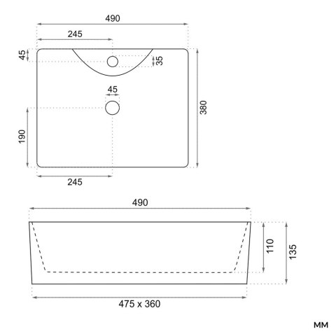 Szafka z umywalką 80 cm LAZ-1327-BIEL-MAT-80+UMY