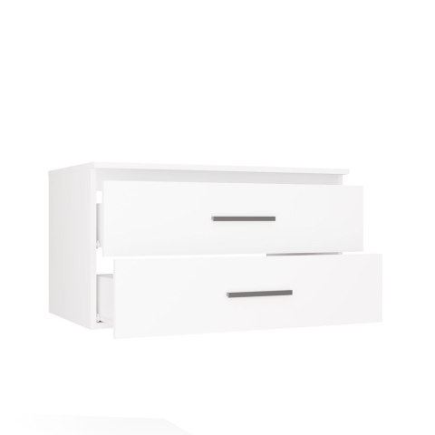 Szafka z umywalką 80 cm LAZ-1327-BIEL-MAT-80+UMY