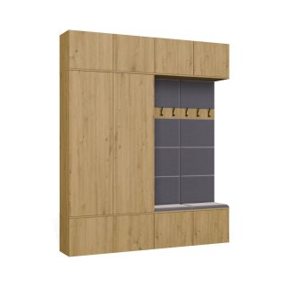 Zabudowa przedpokoju z siedziskiem GAR-108-2W-2S-ART