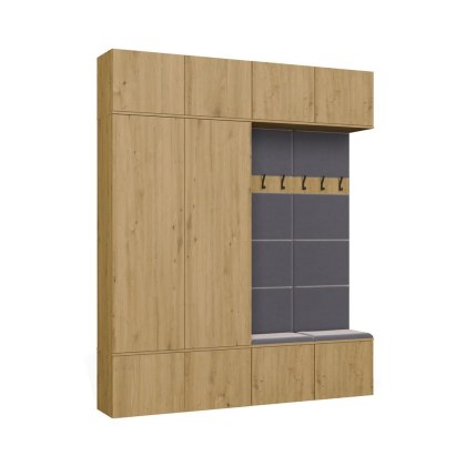Zabudowa przedpokoju z siedziskiem GAR-108-2W-2S-ART