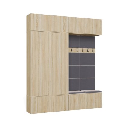 Zabudowa do przedpokoju z siedziskiem GAR-108-2W-2S-SON