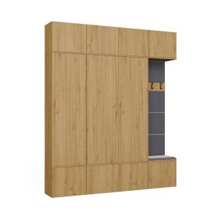 Nowoczesna zabudowa przedpokoju GAR-108-1W-3S-ART