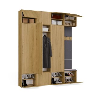 Nowoczesna zabudowa przedpokoju GAR-108-1W-3S-ART