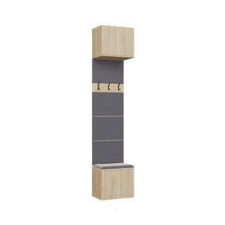 Garderoba tapicerowana z siedziskiem GAR-108-1W-SON
