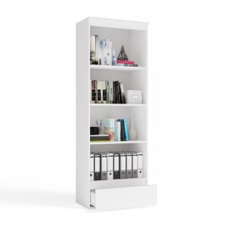 Biblioteczka regał na książki RE-1446-BIEL-MAT