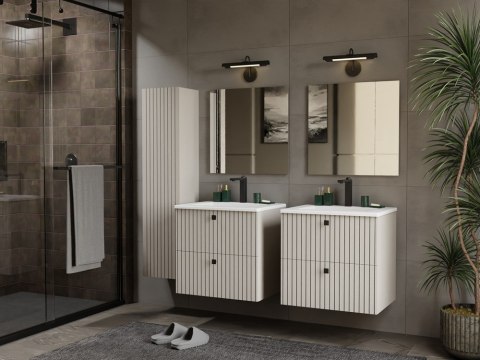 Szafka pod umywalkę ryflowana LAZ-1325-KASZ-60CM