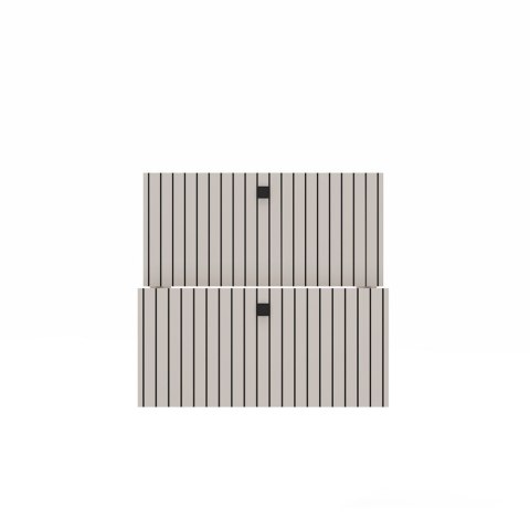 Szafka pod umywalkę ryflowana LAZ-1325-KASZ-60CM
