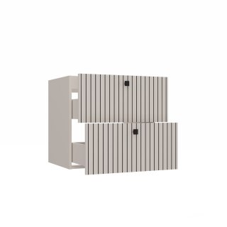 Szafka pod umywalkę ryflowana LAZ-1325-KASZ-60CM