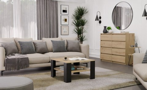 Stolik kawowy kwadrat STOL-834-ART-CZERN