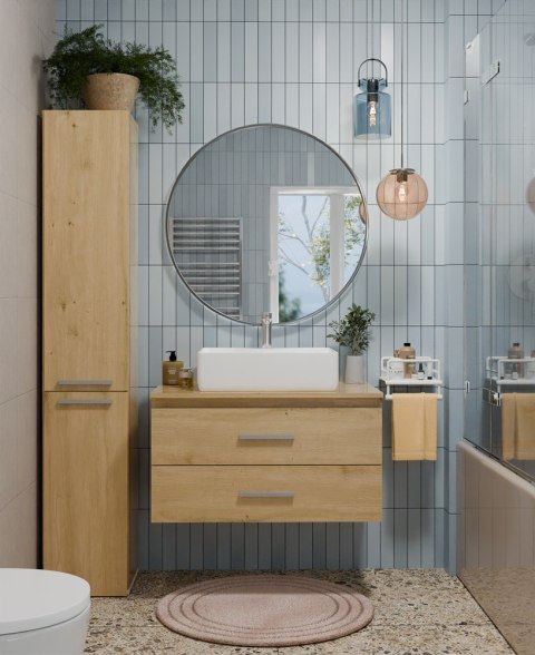 Umywalka z szafką 80 LAZ-1327-ART-80+UMY