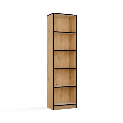 Regał na książki szerokość 50 cm RE-1402-ART-OB-CZERN