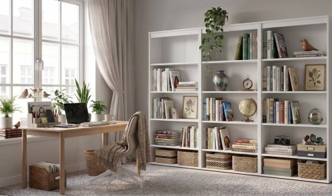 Domowa biblioteczka RE-1446-3X-BIEL-MAT