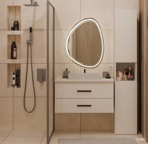 Szafka pod umywalkę nablatową 80 cm LAZ-1327-KASZ-80