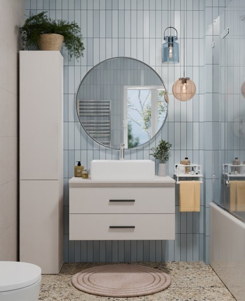 Szafka pod umywalkę nablatową 80 cm LAZ-1327-KASZ-80