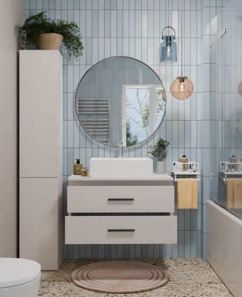 Szafka pod umywalkę nablatową 80 cm LAZ-1327-KASZ-80