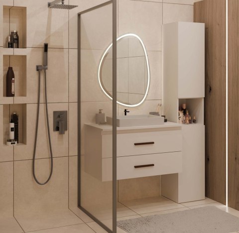 Szafka pod umywalkę nablatową 80 cm LAZ-1327-KASZ-80
