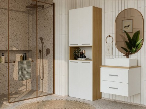 Szafka pod umywalkę 60 LAZ-1327-ART-BIEL-MAT-60