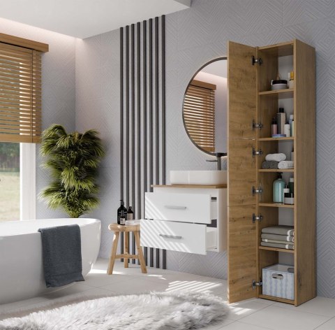 Szafka pod umywalkę 60 LAZ-1327-ART-BIEL-MAT-60