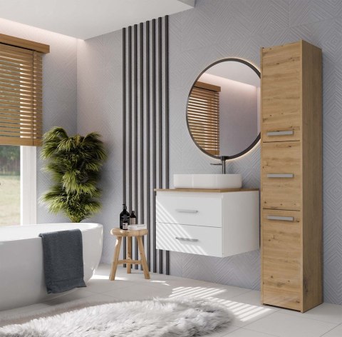 Szafka pod umywalkę 60 LAZ-1327-ART-BIEL-MAT-60