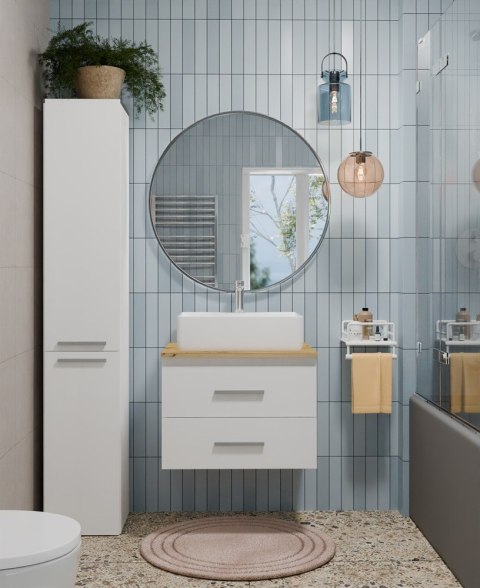 Szafka pod umywalkę 60 LAZ-1327-ART-BIEL-MAT-60
