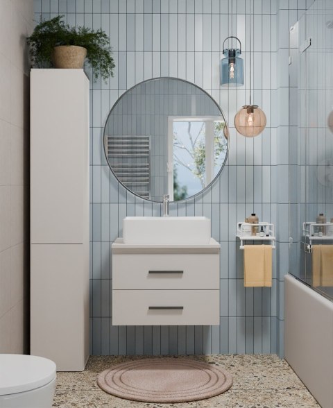 Szafka pod umywalkę nablatową 60 cm LAZ-1327-KASZ-60