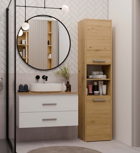 Szafka pod umywalkę 80 LAZ-1327-ART-BIEL-MAT-80